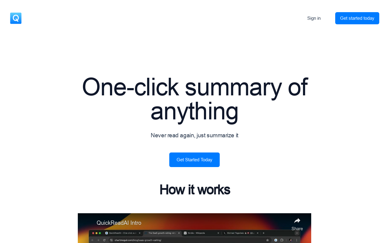 QuickRead AI