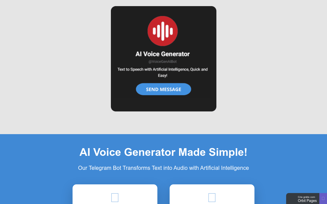 AI Voice Generator Bot