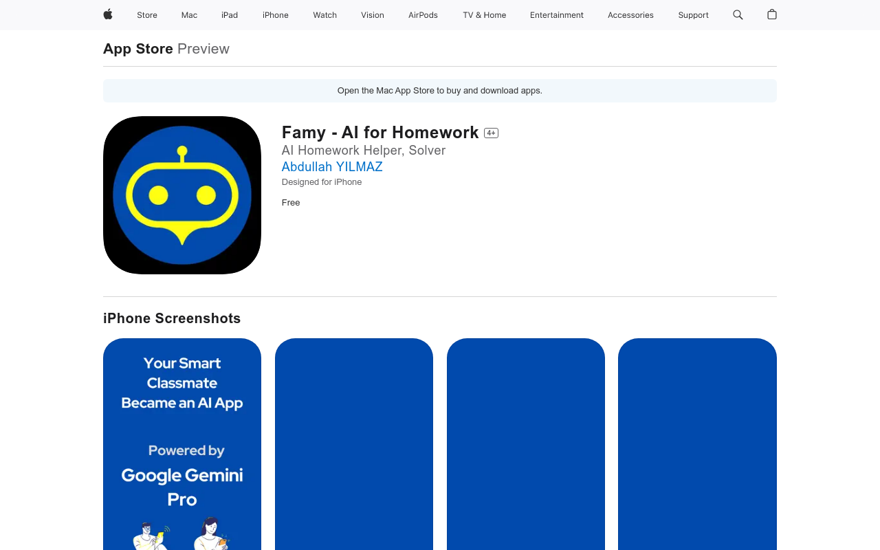 Famy - AI For Education (Gemini Pro)