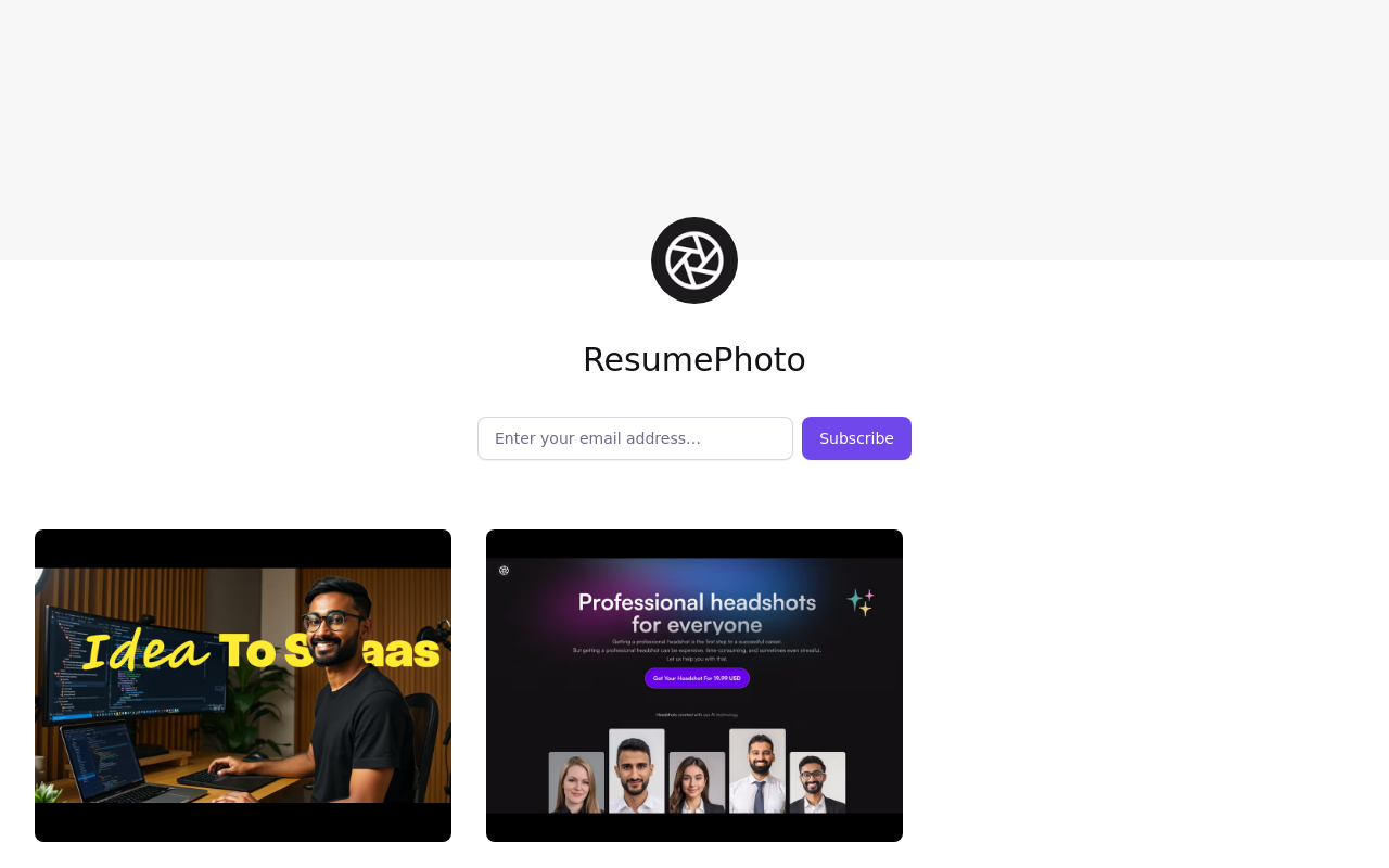 Resume Photo AI