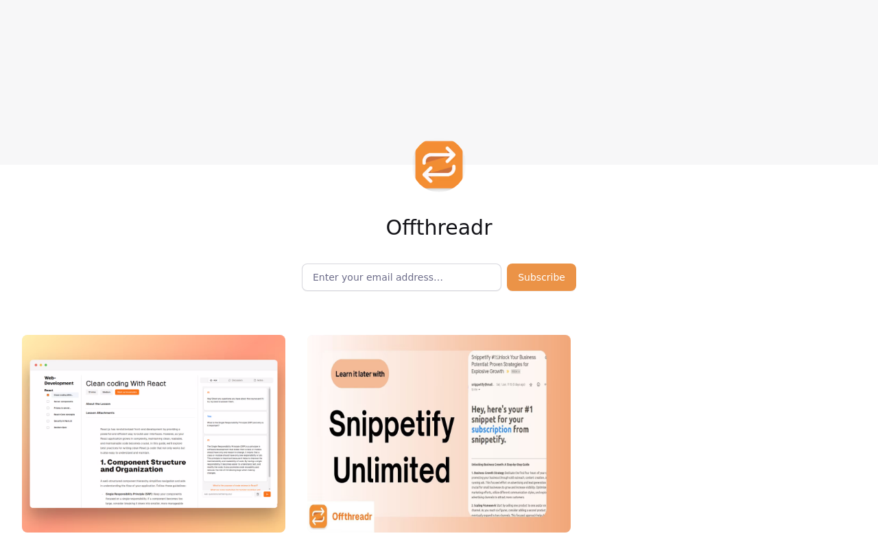 Offthreadr AI