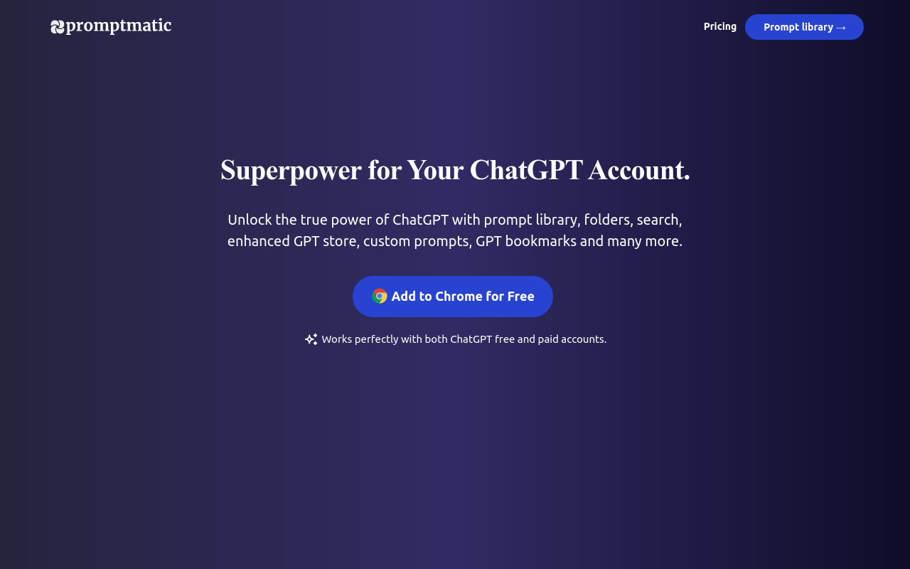 Promptmatic for ChatGPT
