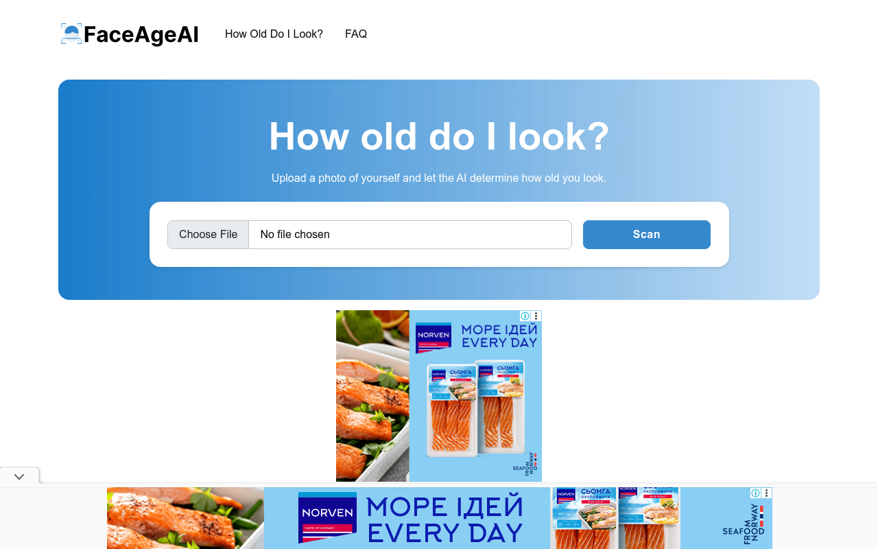 Face Age AI