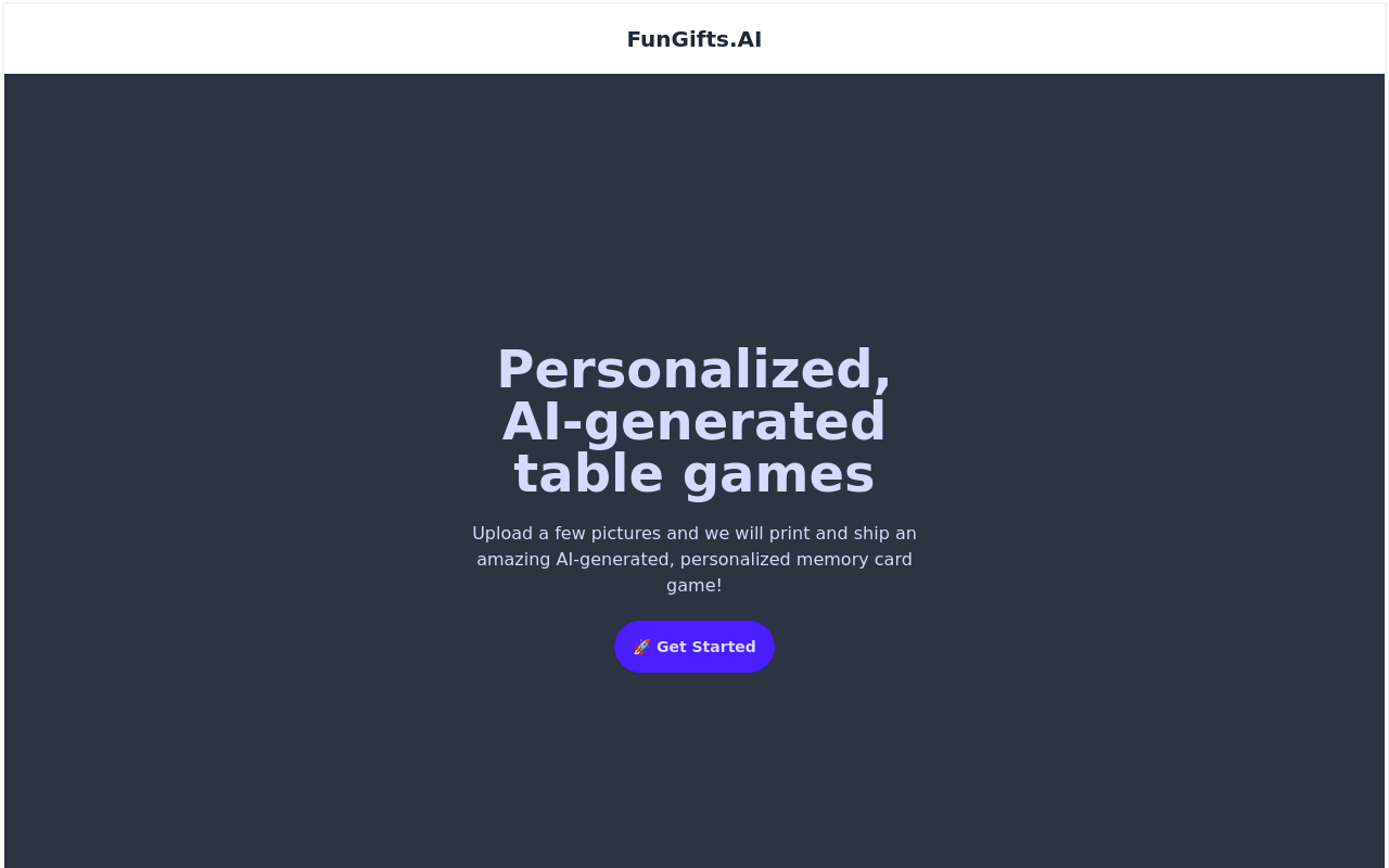 Fun Gifts - AI memory game