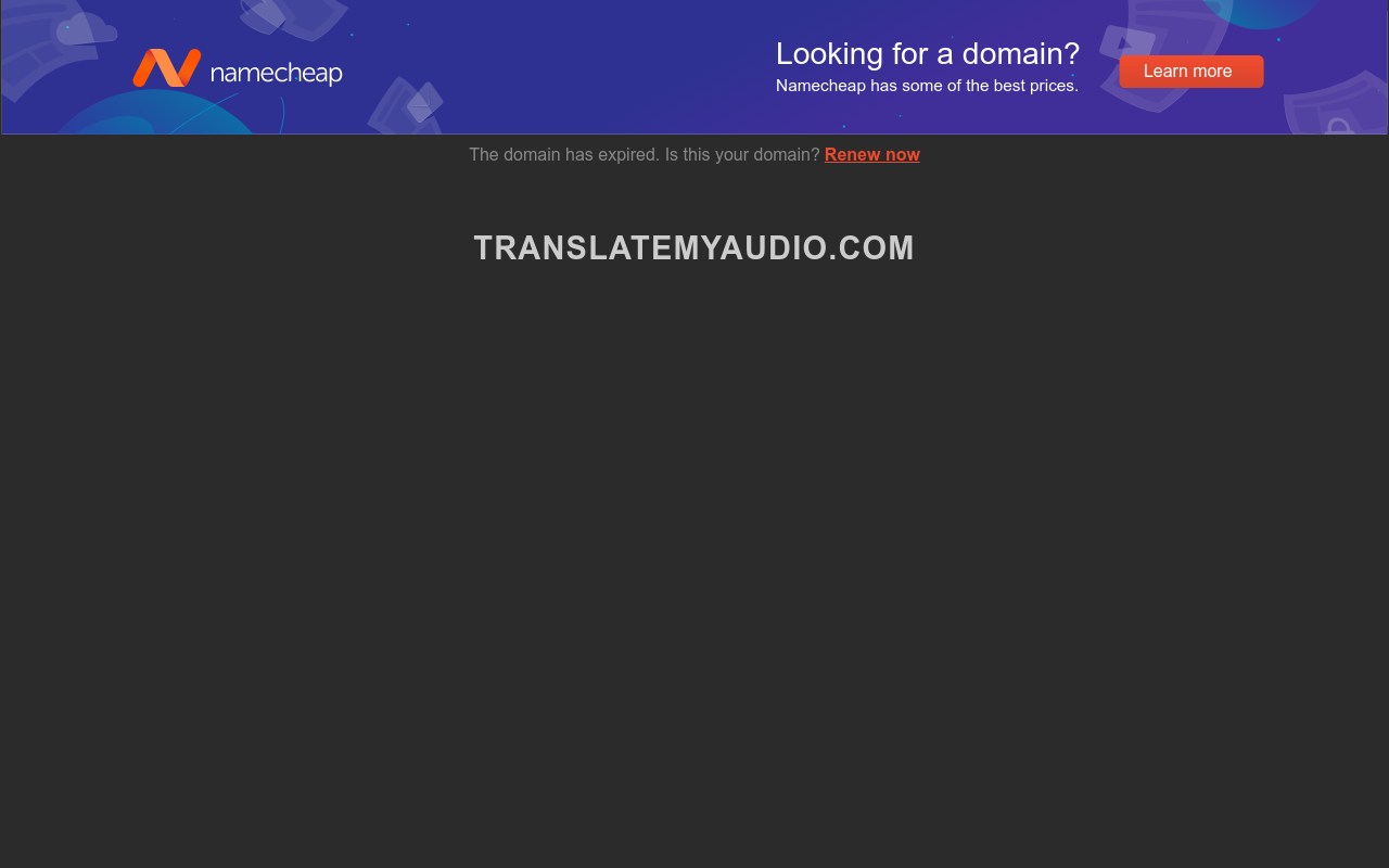 Translate My Audio