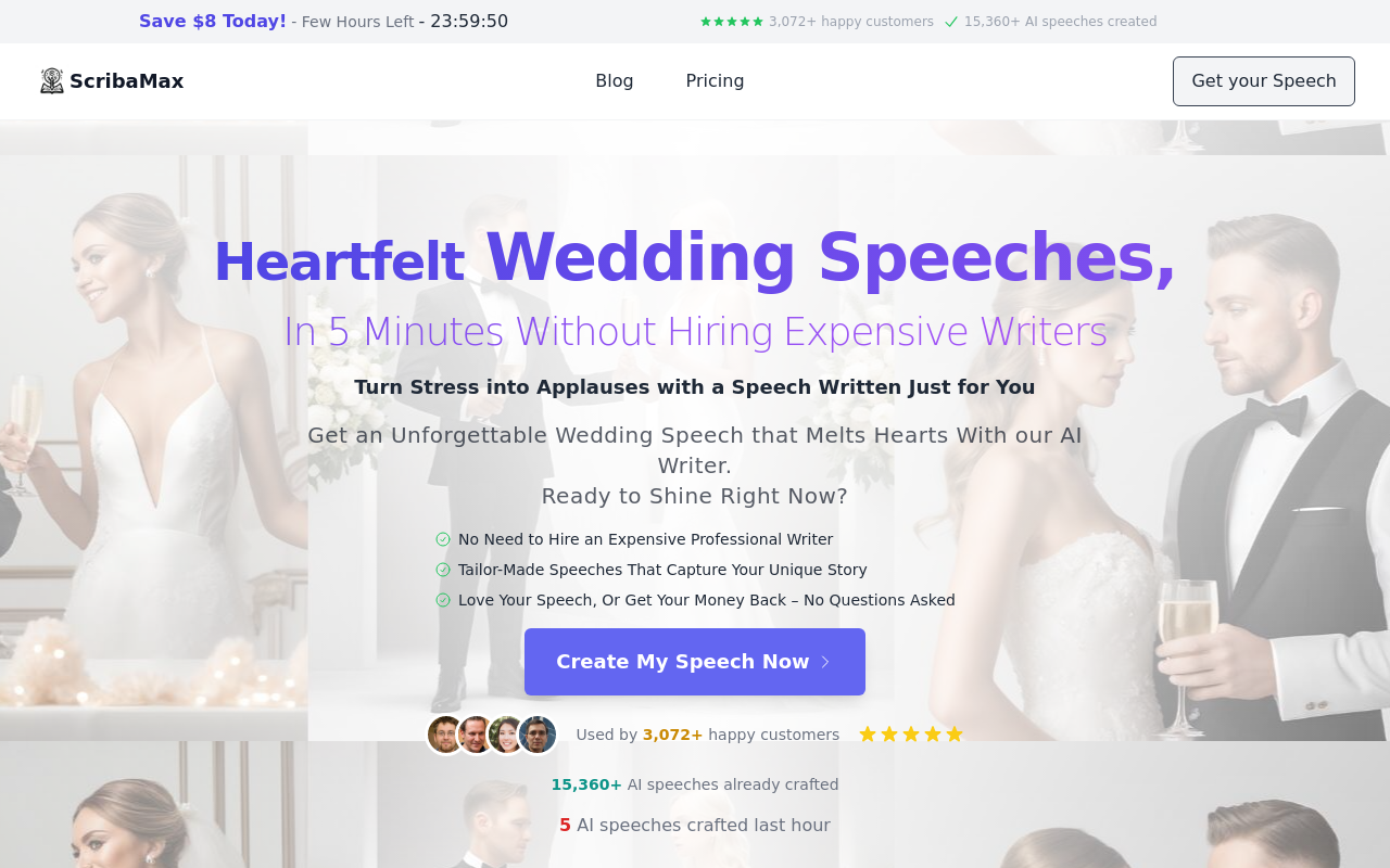 ScribaMax - AI-Powered Speech Writer
