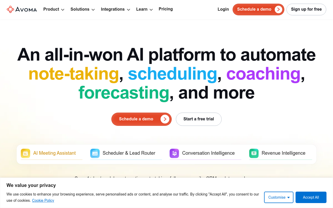 Avoma – AI Meeting Assistant