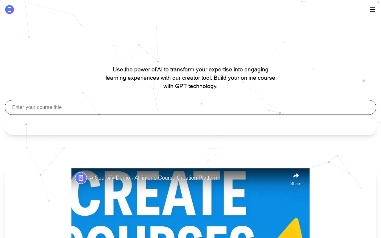 CreateAICourse (cAIc)