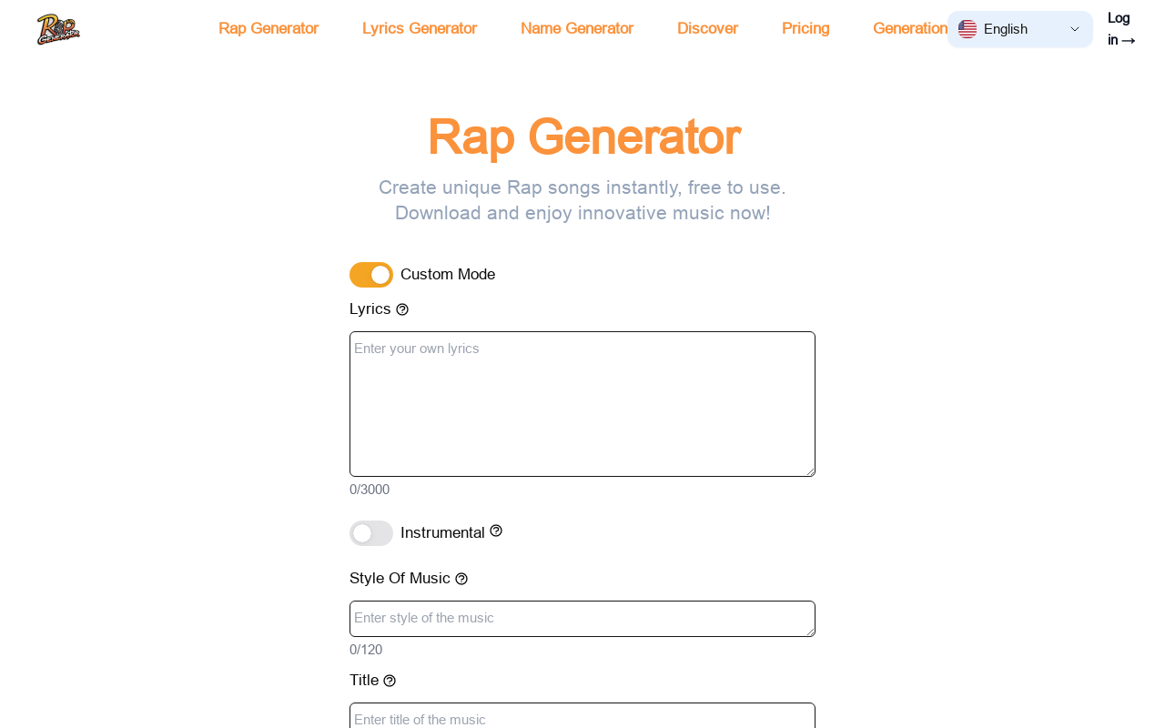 Rap Generator