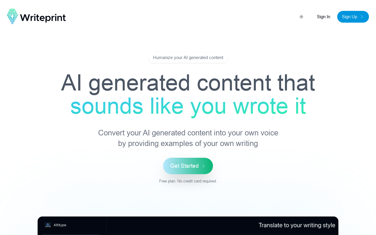 Writeprint.ai