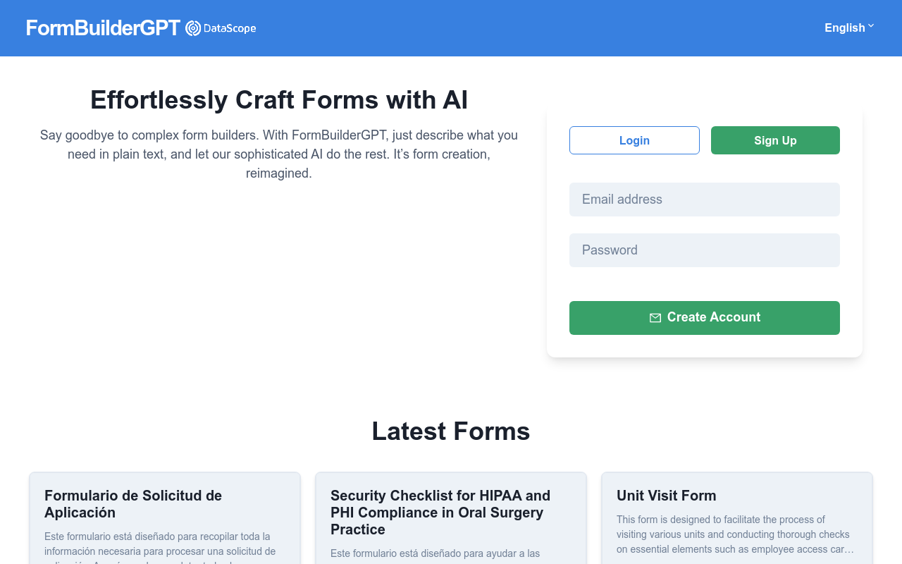 FormBuilderGPT