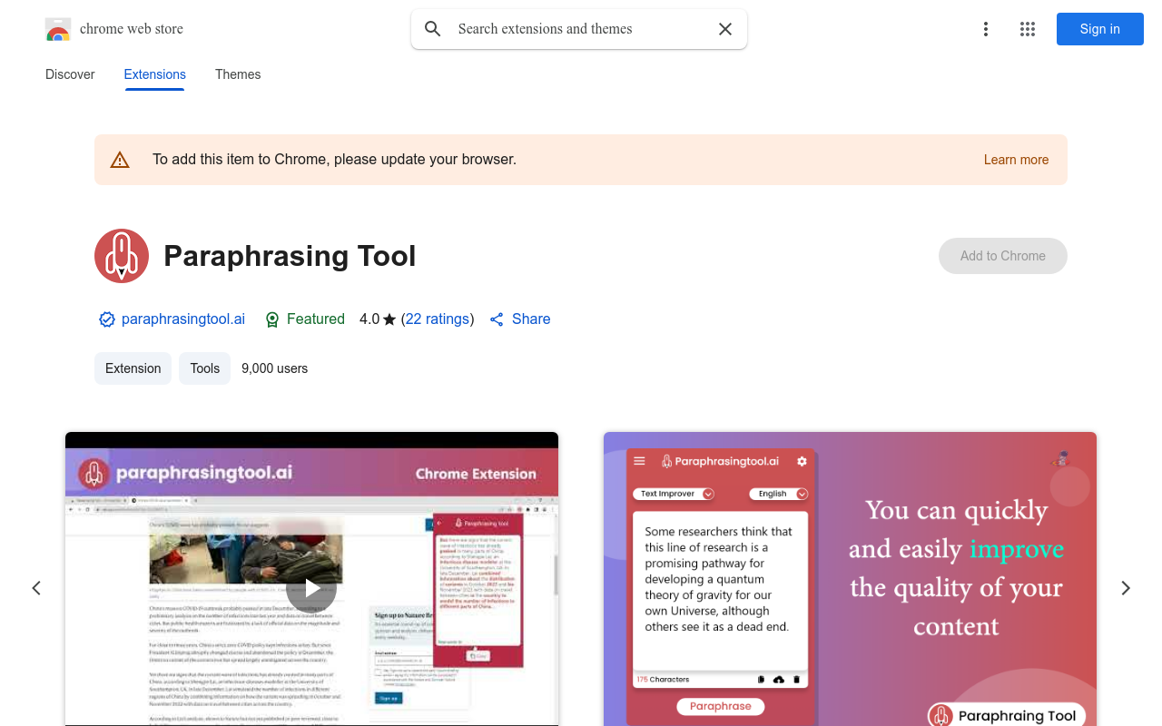 Paraphrasing Tool