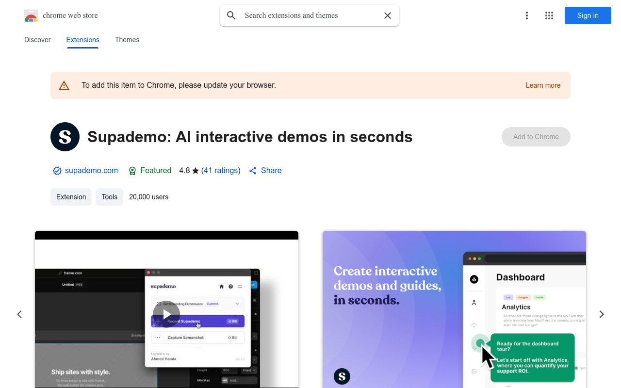 Supademo: AI interactive demos in seconds