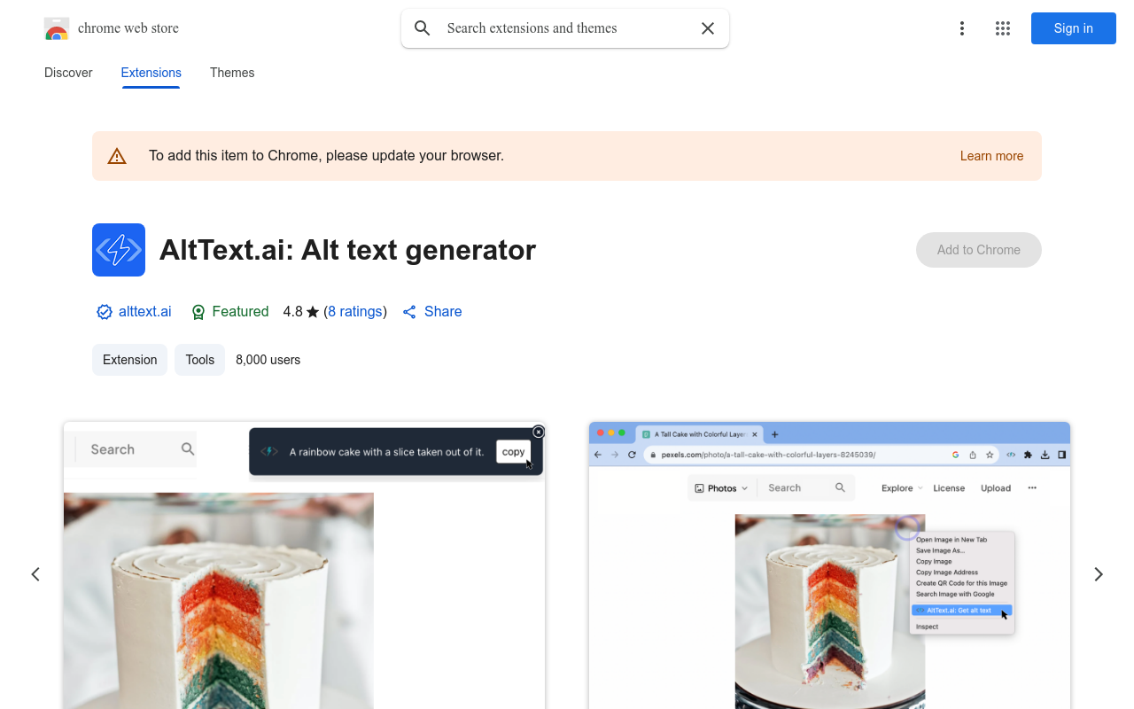 AltText.ai: Alt text generator