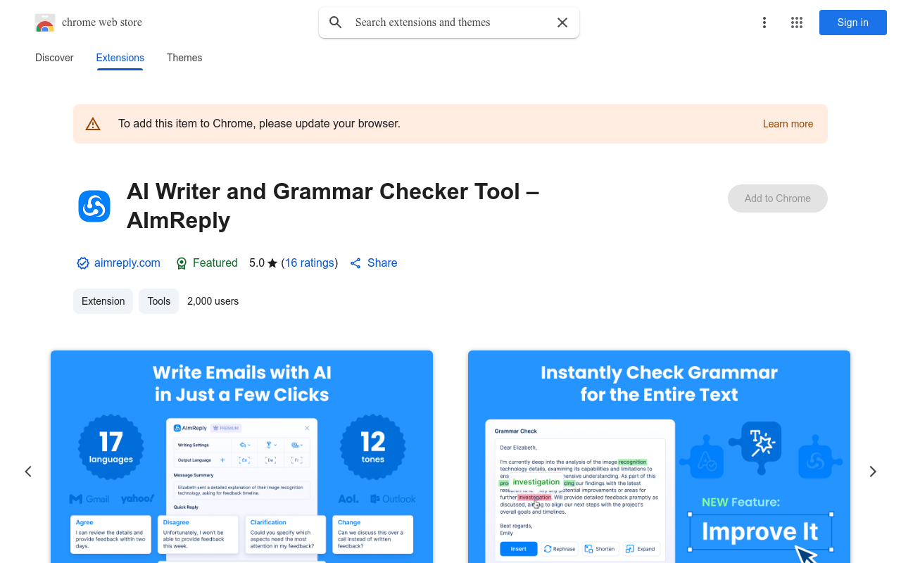 AI Writer and Grammar Checker Tool – AImReply