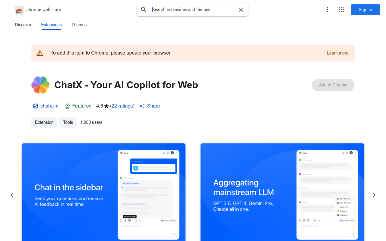 ChatX - Your AI Copilot for Web