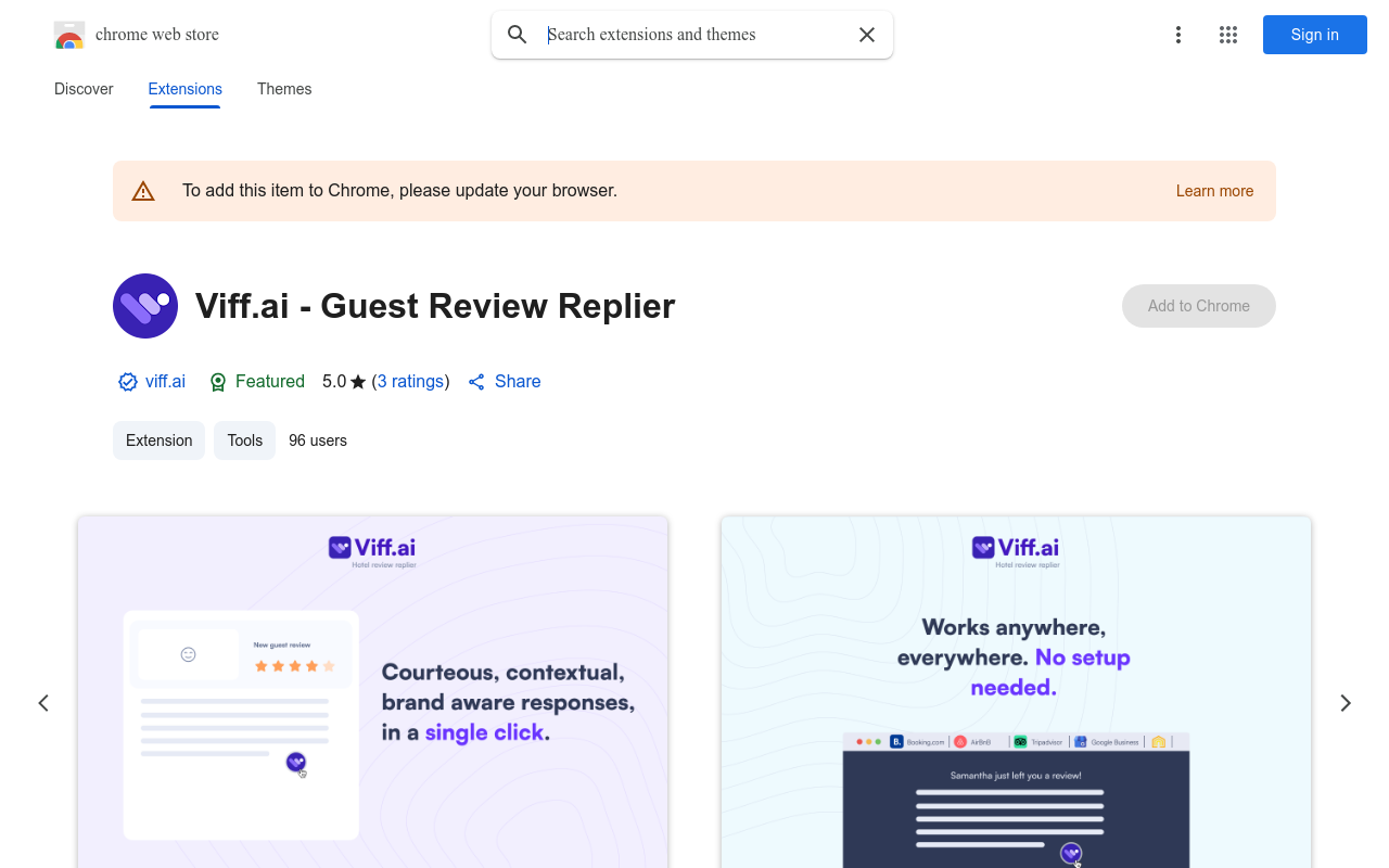 Viff.ai - Guest Review Replier