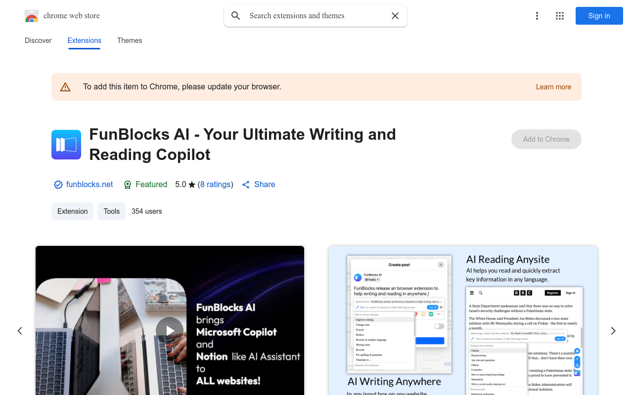FunBlocks AI - Your Ultimate Writing and Reading Copilot
