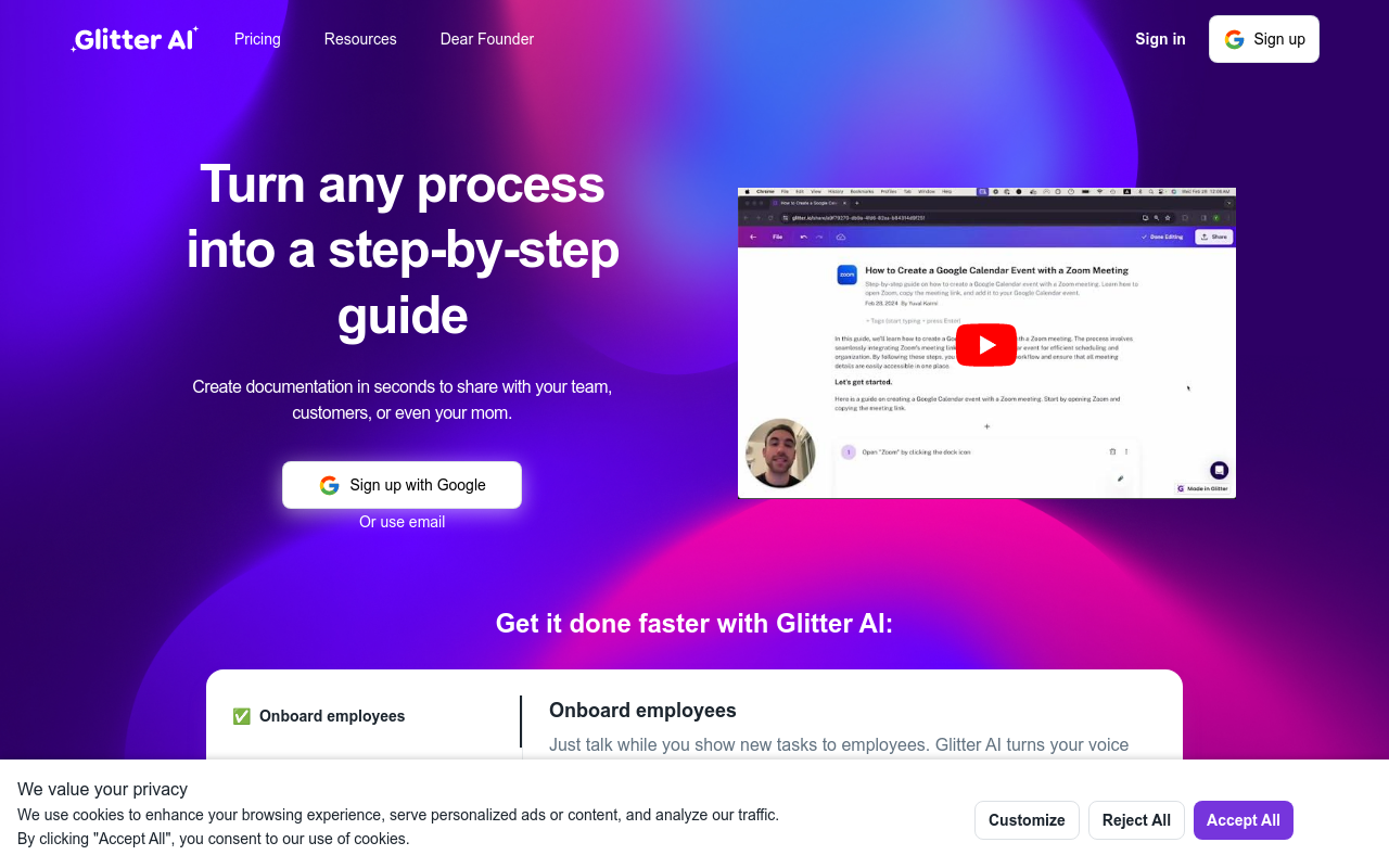 Glitter AI