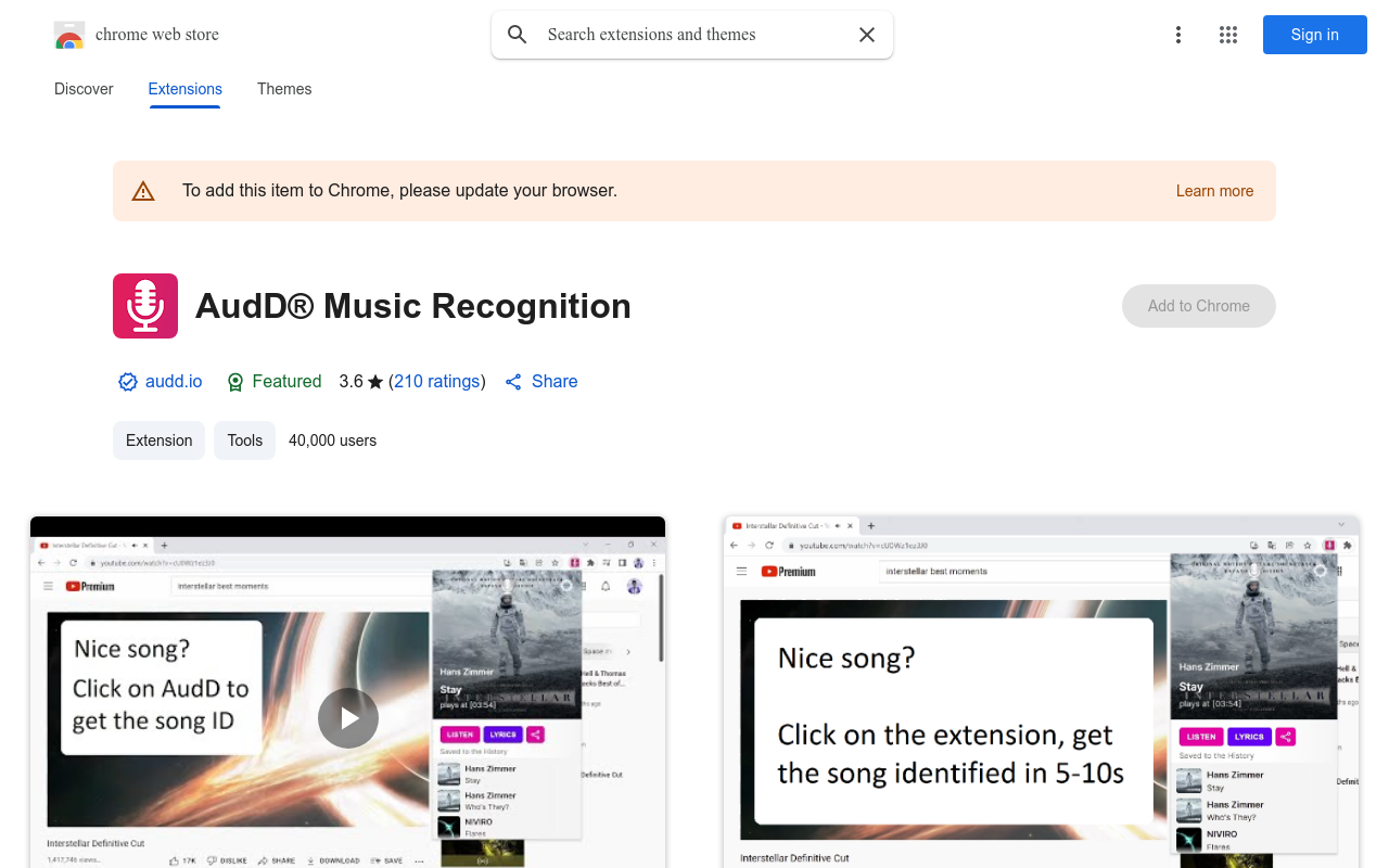 AudD® Music Recognition