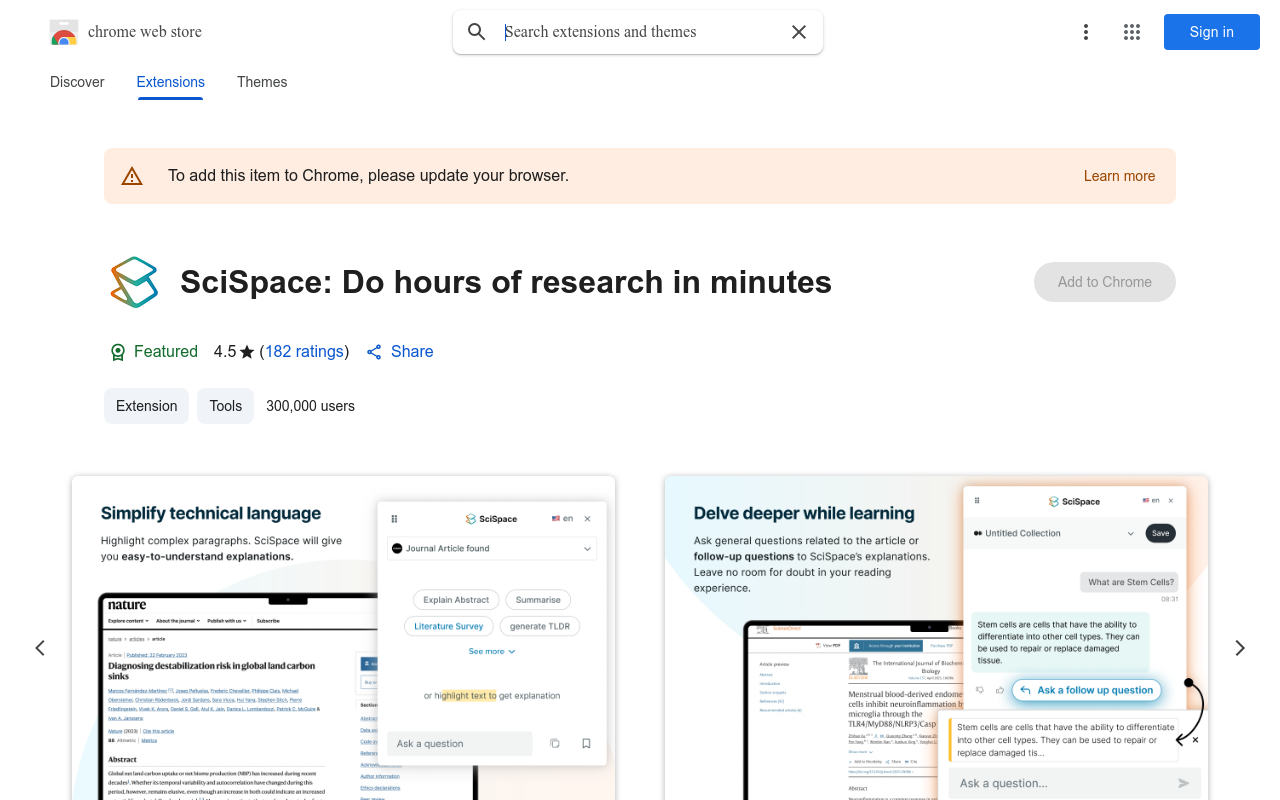 SciSpace: Do hours of research in minutes