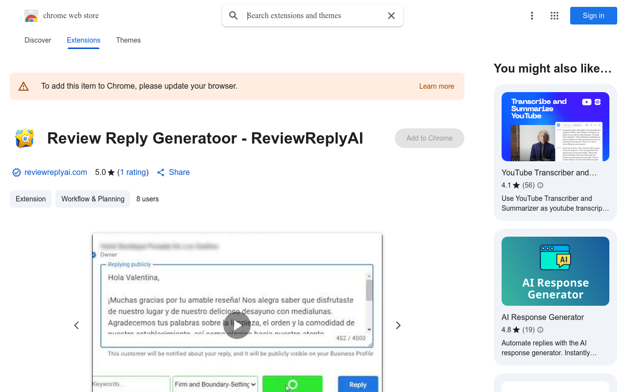 Review Reply AI