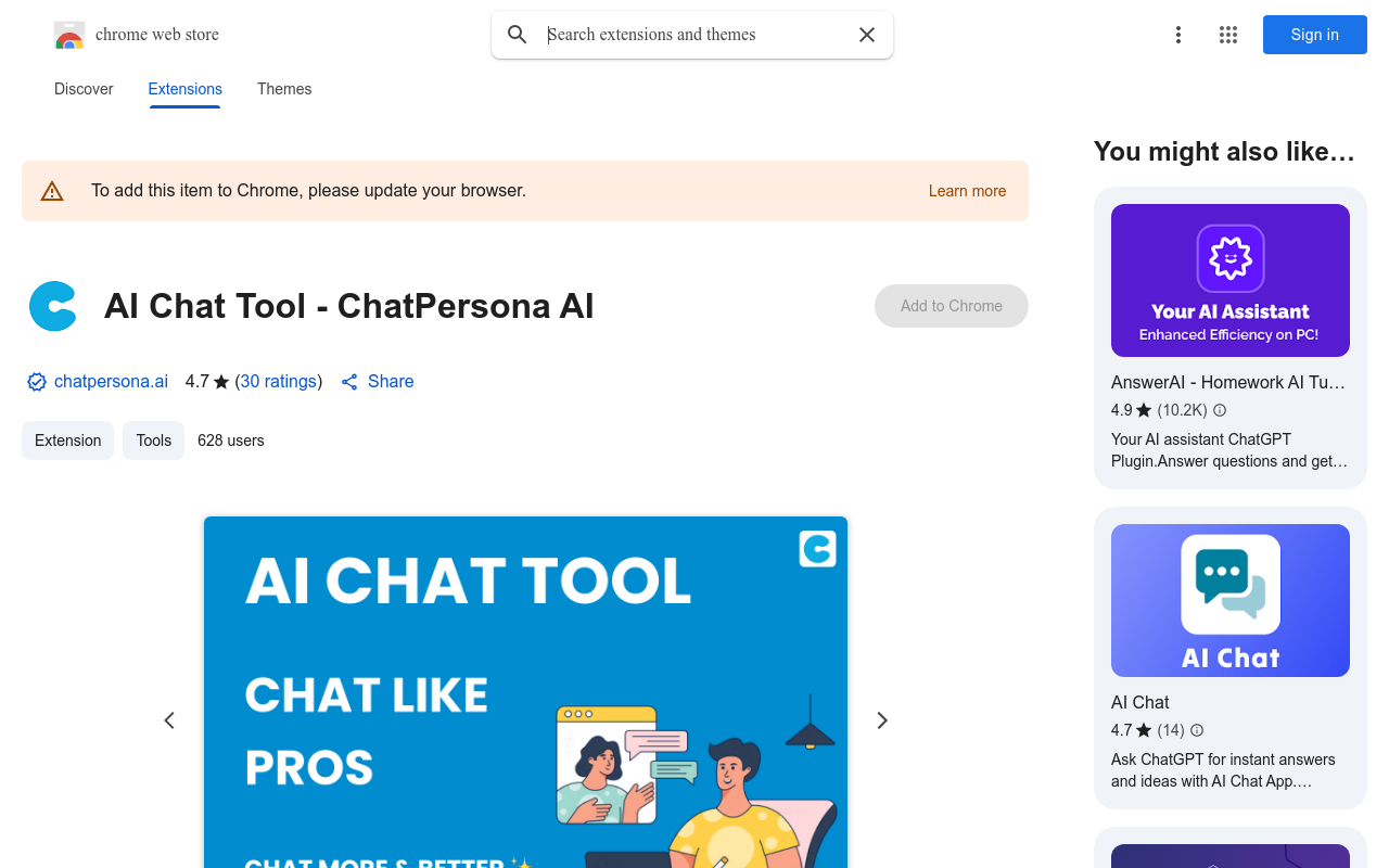 AI Chat Tool - ChatPersona AI