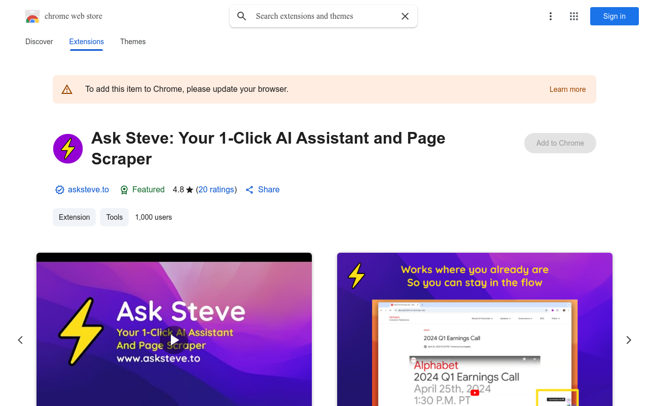 Ask Steve - Do your job better & faster with AI help from ChatGPT & Gemini