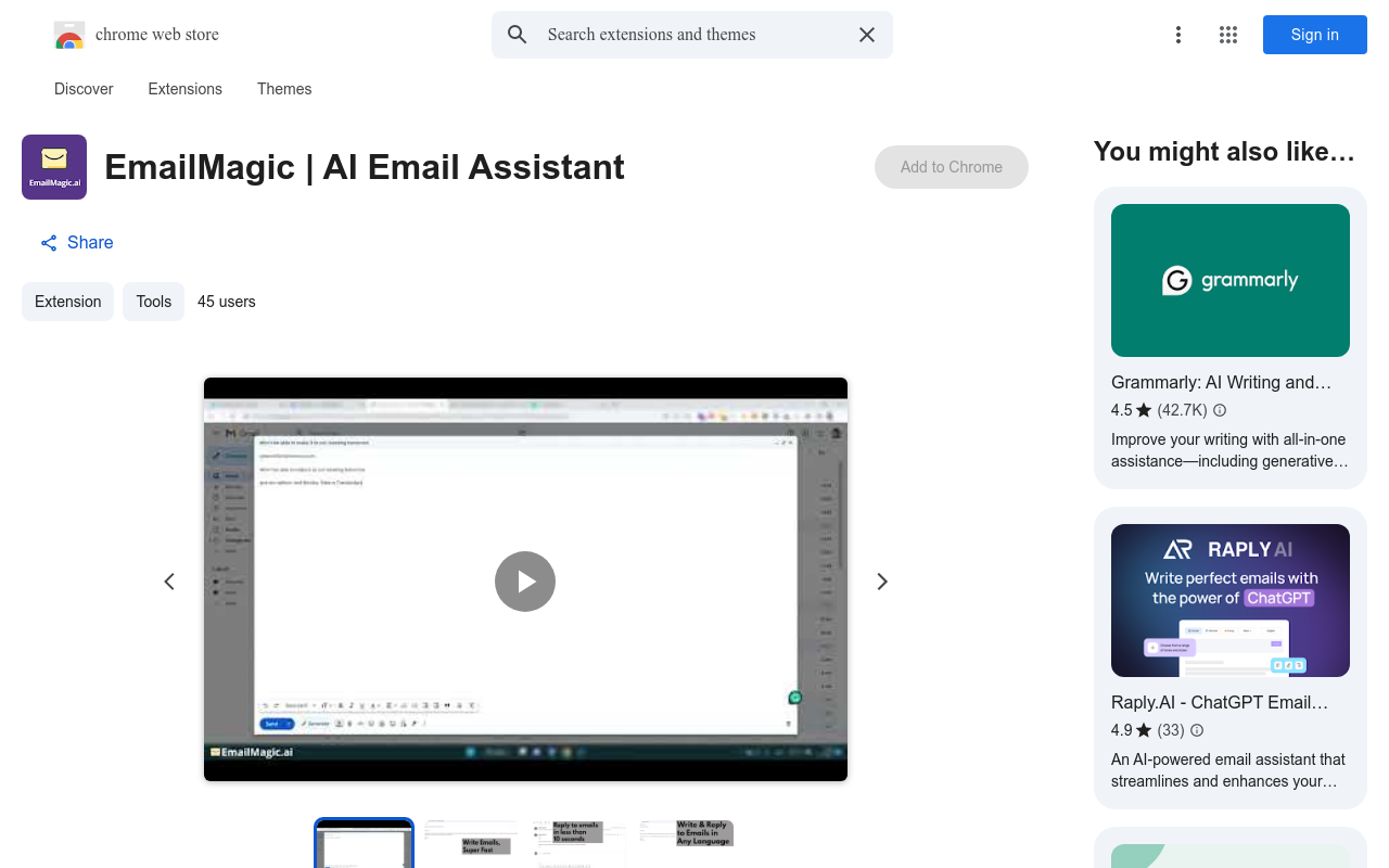 EmailMagic | AI Email Assistant