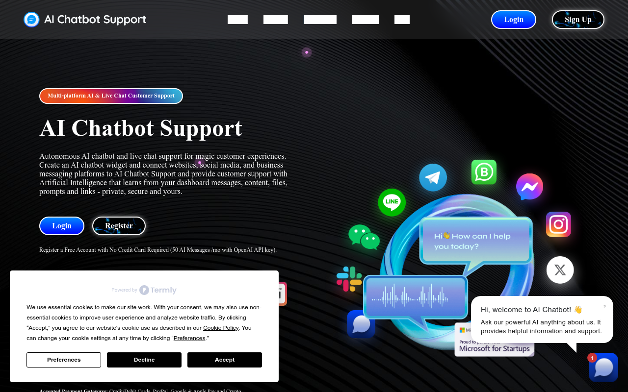 AI Chatbot Support