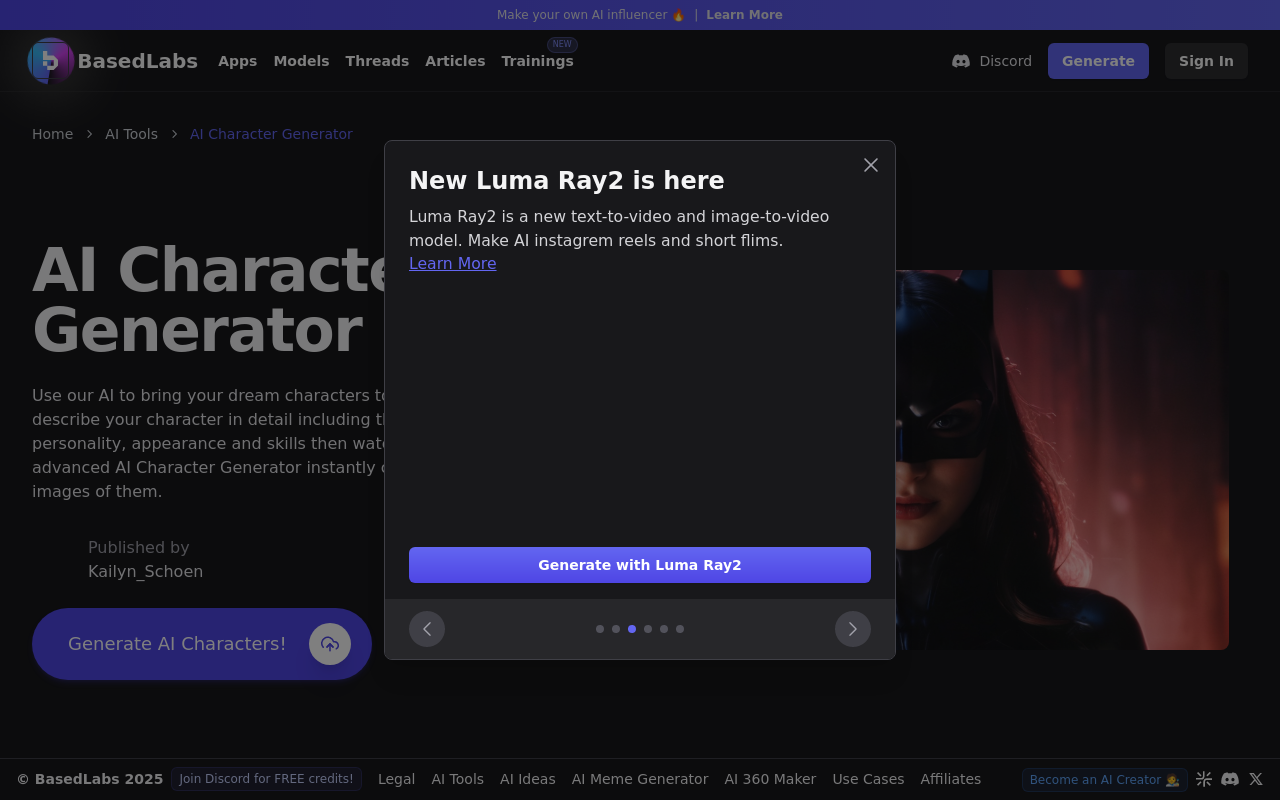 AI Character Generator