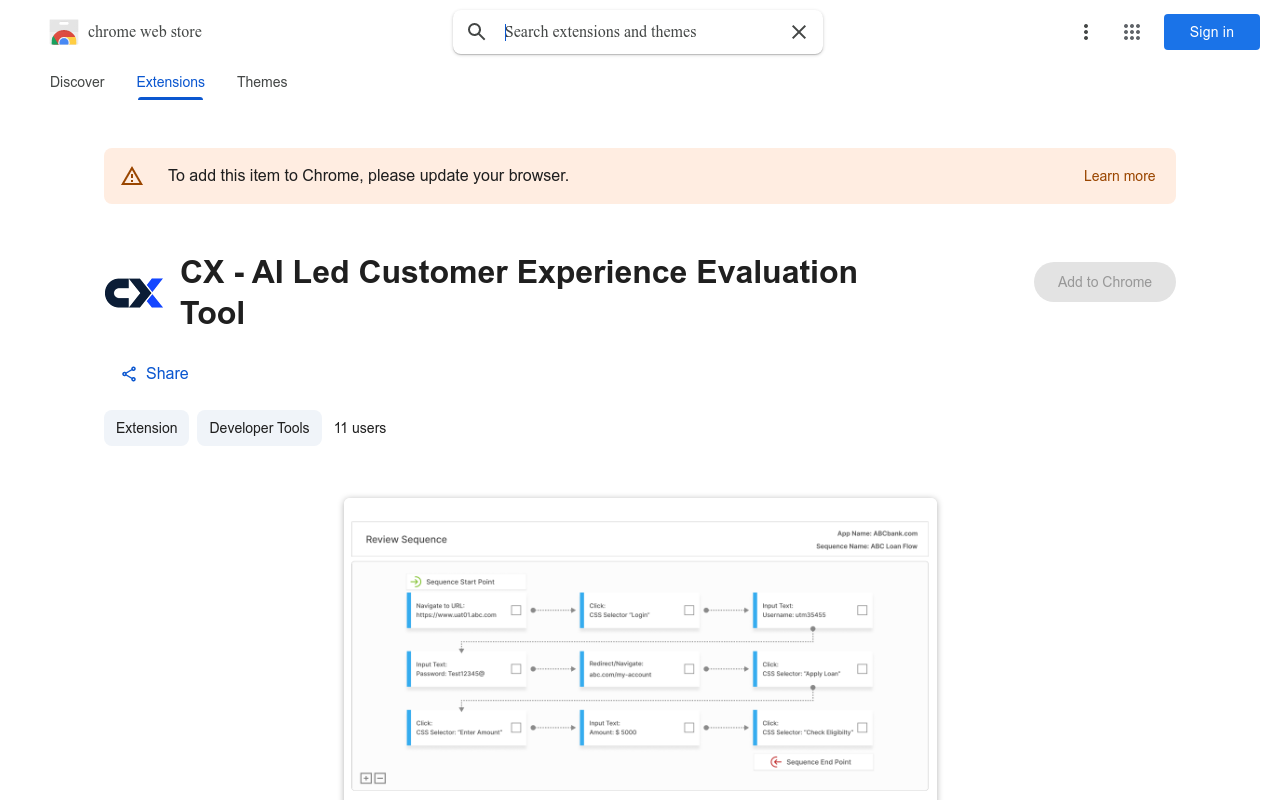 CX - AI Led Customer Experience Evaluation Tool