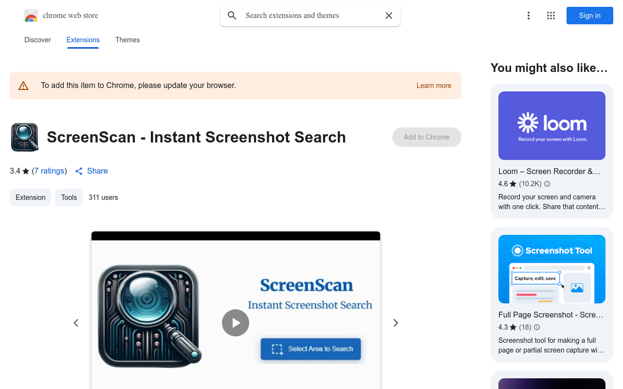 ScreenScan - Instant Screenshot Search