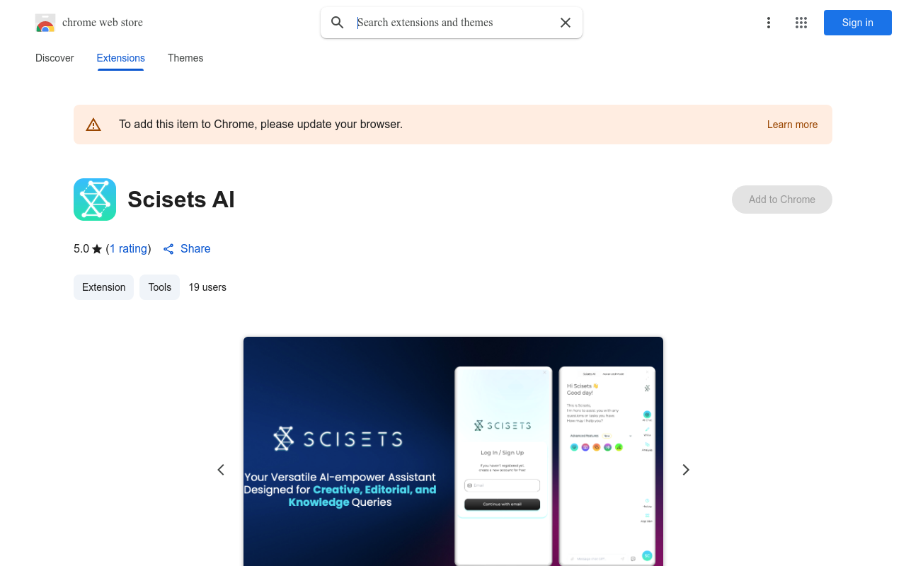 Scisets AI