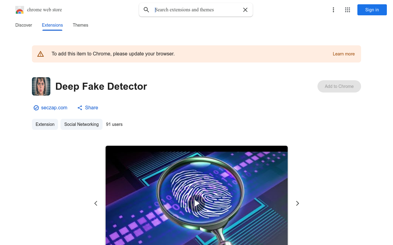 Deep Fake Detector
