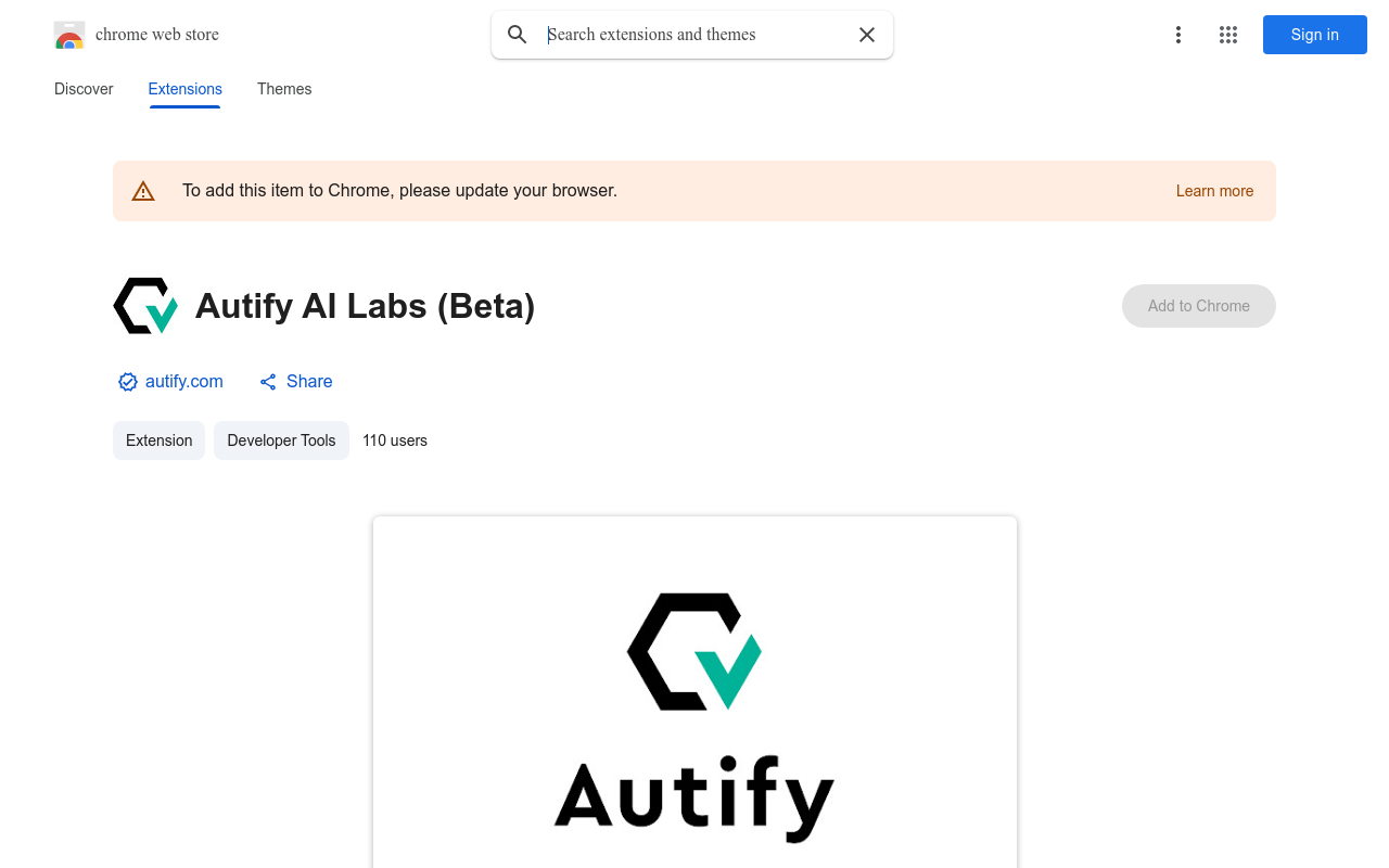 Autify AI Labs (Beta)