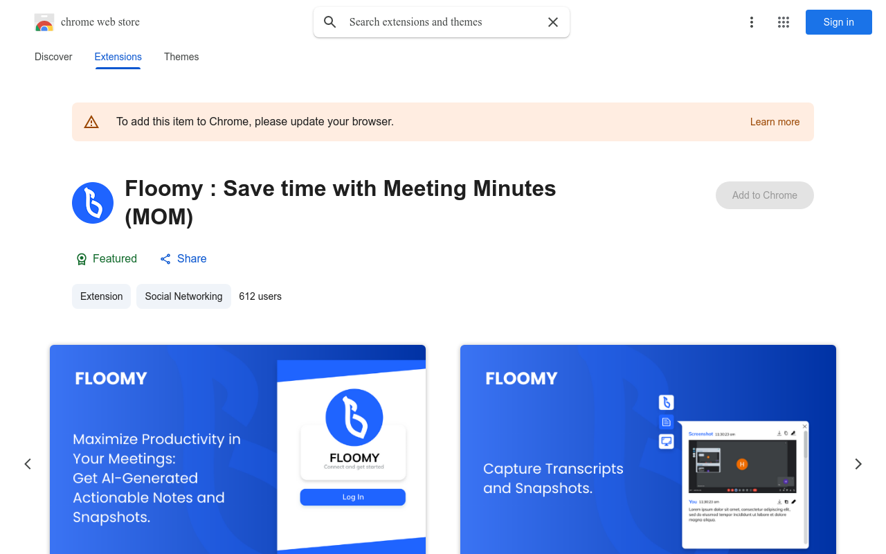 Floomy : Save time with Meeting Minutes (MOM)