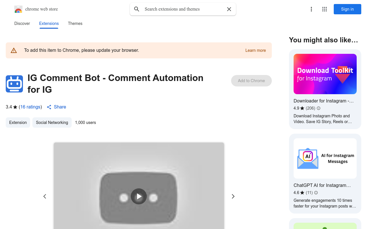 IG Comment Bot - Comment Automation for IG