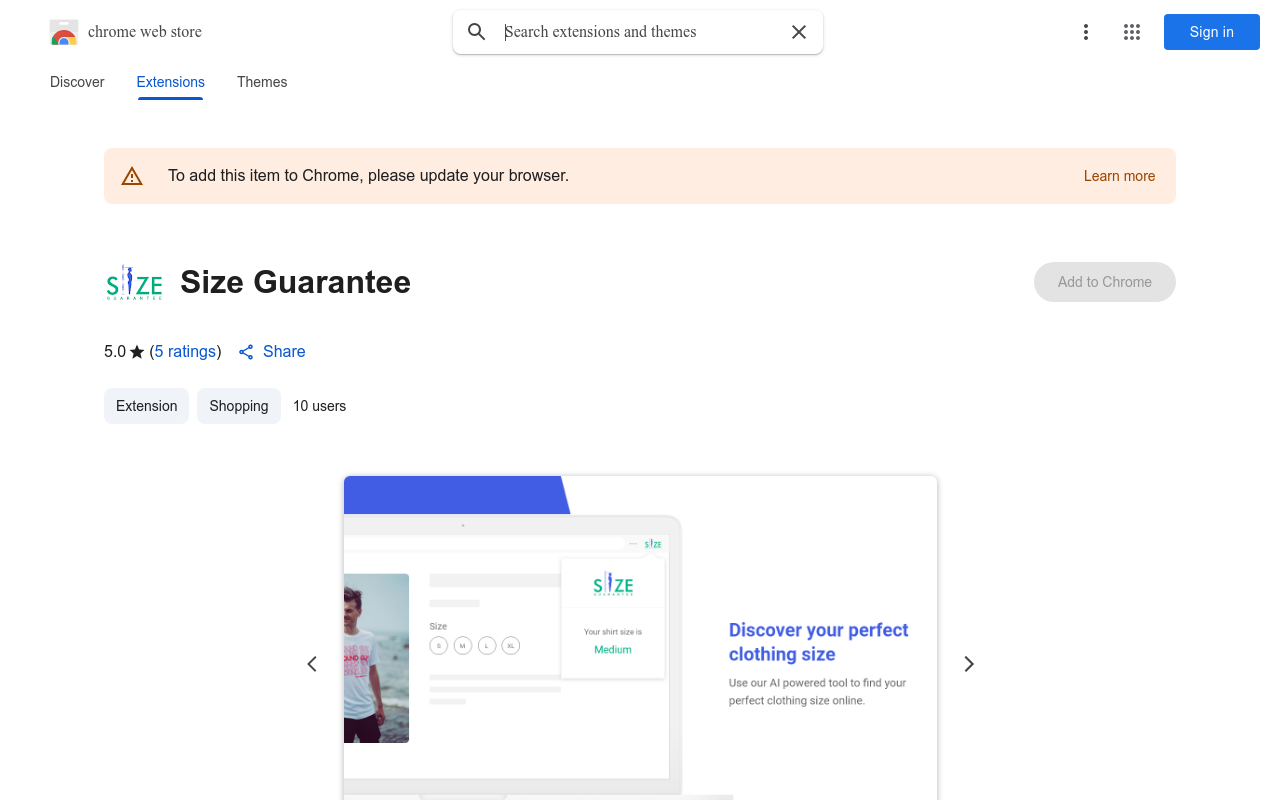 Size Guarantee