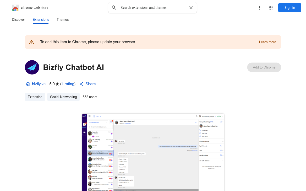 Bizfly Chatbot AI