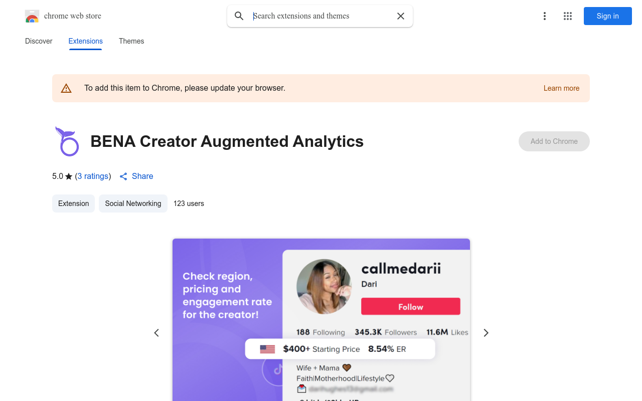 BENA Creator Augmented Analytics