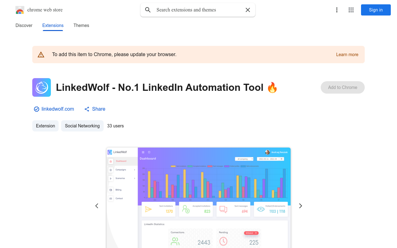 LinkedWolf - No.1 LinkedIn Automation Tool ????