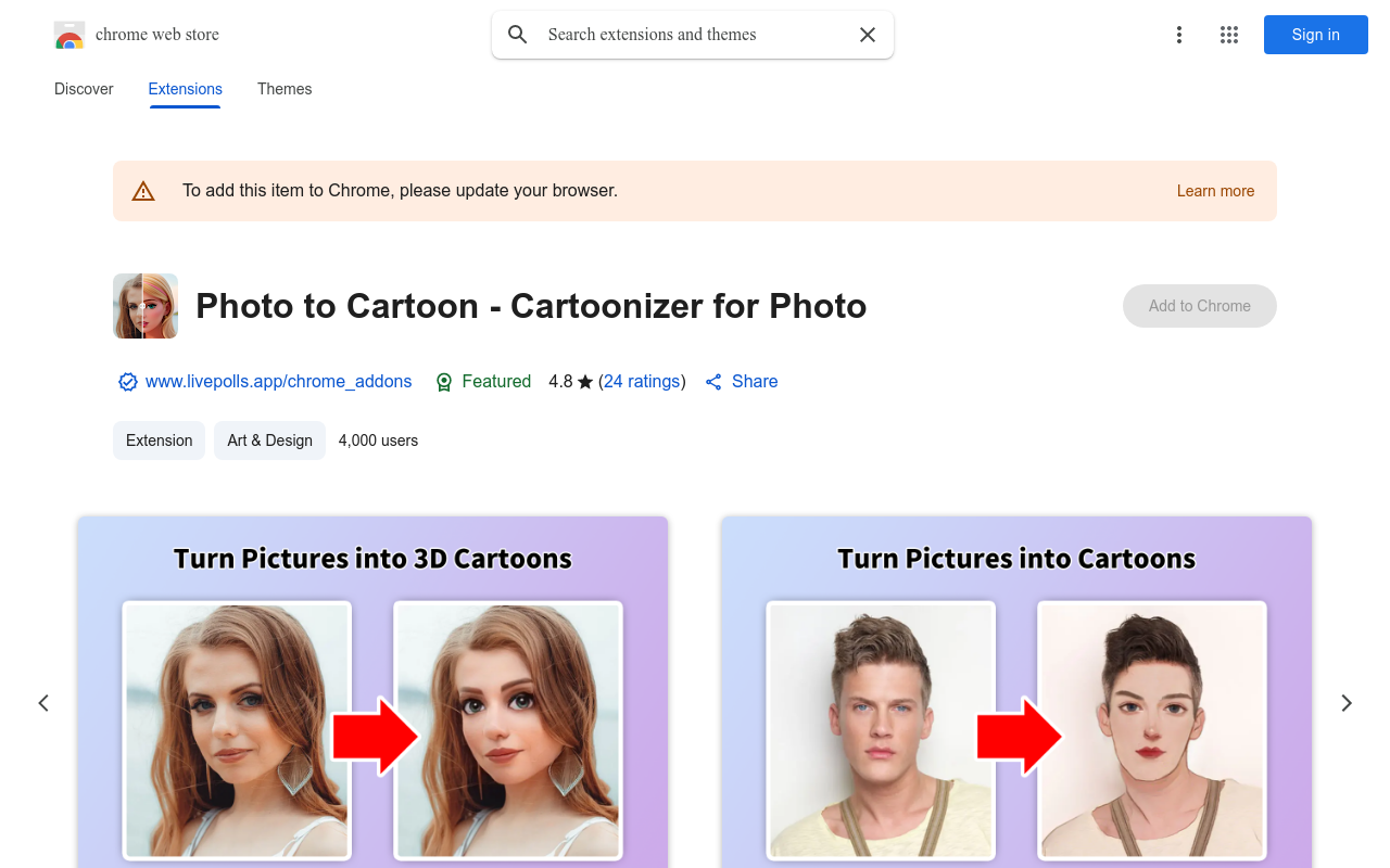 Photo to Cartoon - Cartoonizer for Photo