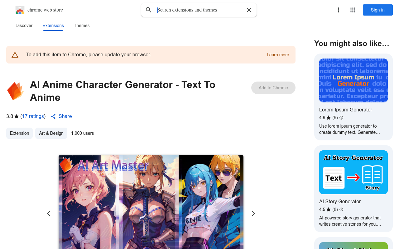 AI Anime Character Generator - Text To Anime