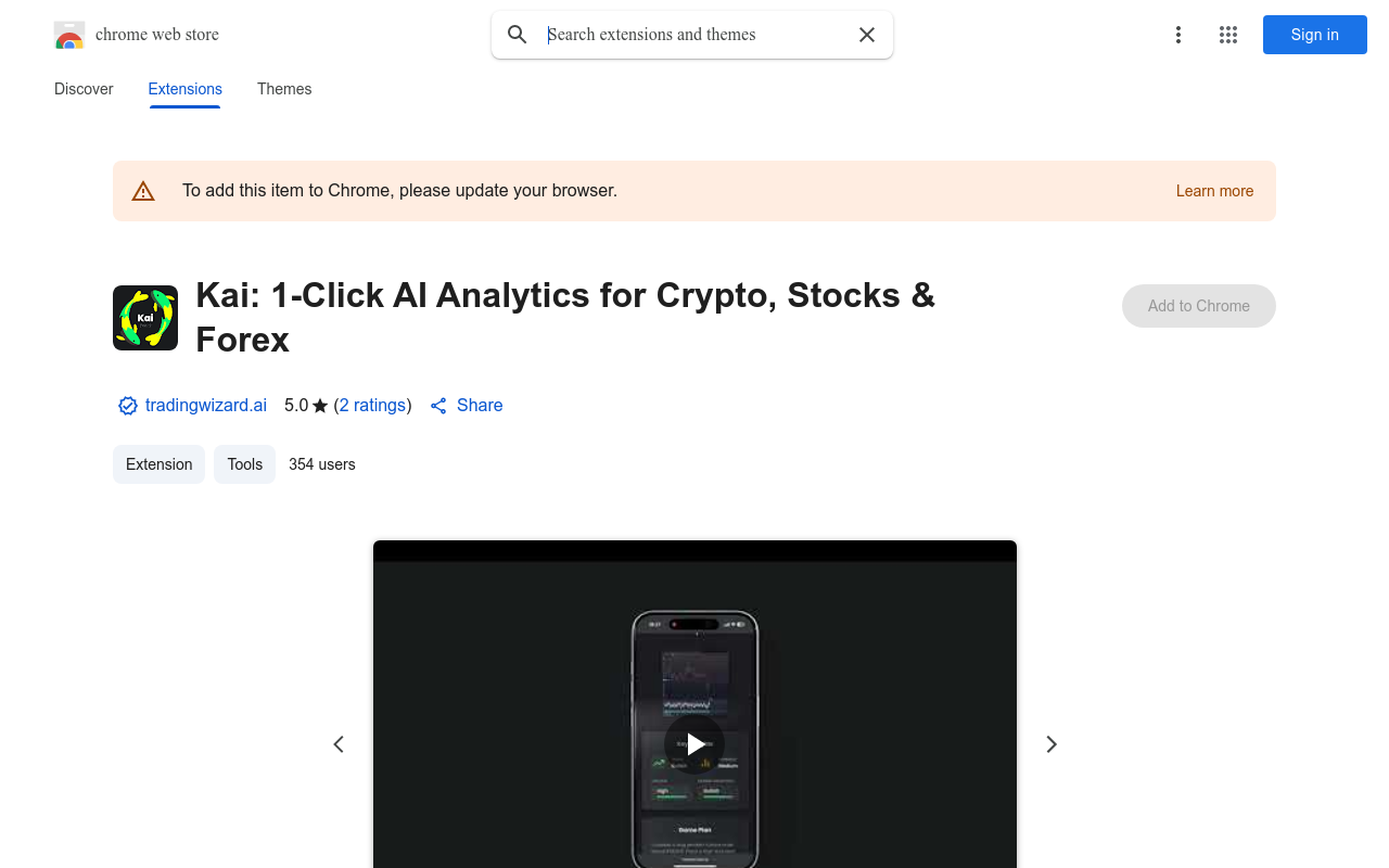 Kai: 1-Click In-Depth TradingView Analytics for Crypto, Stocks & Forex.
