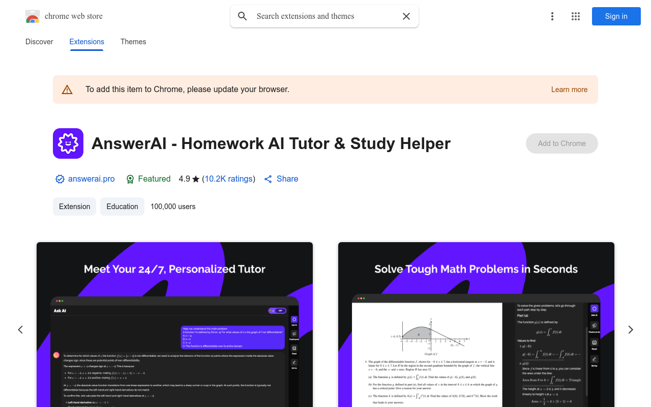 AnswerAI - Homework AI Tutor powered by GPT-4