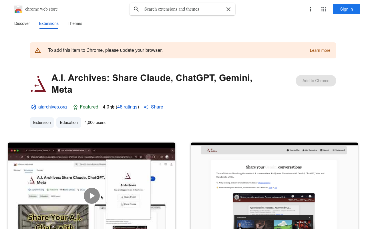 A.I. Archives: Share Claude, ChatGPT, Bard