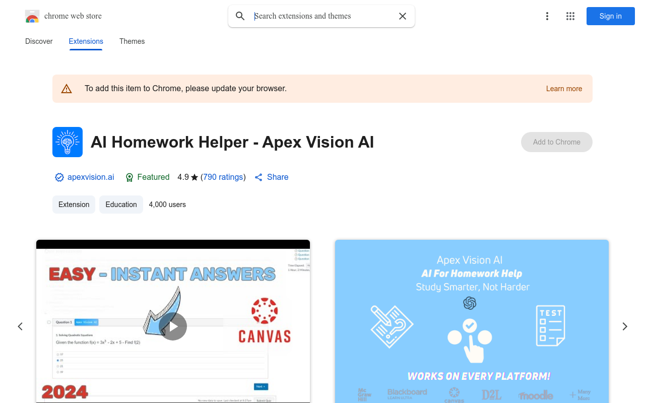 AI Homework Helper - Apex Vision AI