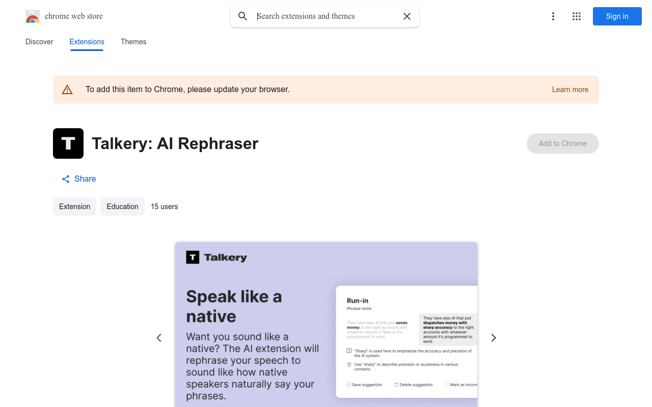 Talkery: AI Rephraser