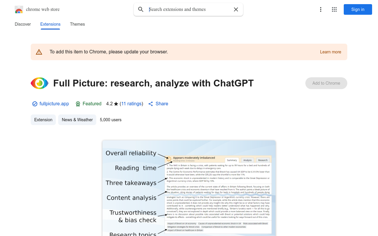 Full Picture: research, analyze with ChatGPT